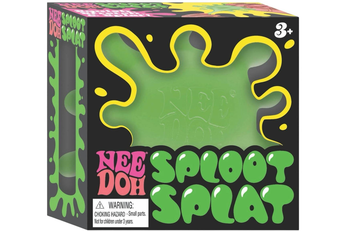 NeeDoh SplootSplat Squishy Fidget Toy 3x Lot Purple/Blue/Green